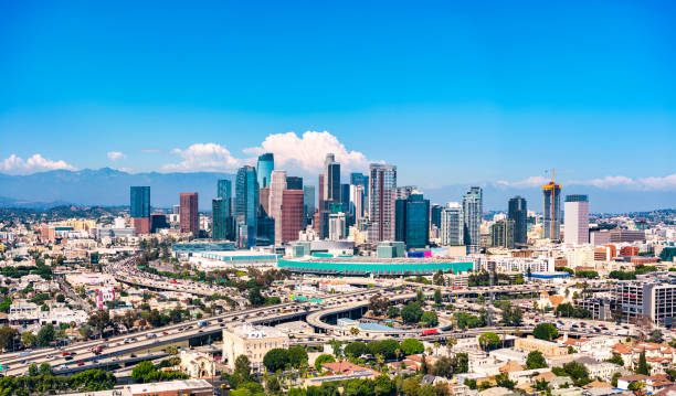 LA Aerial Drone Shot